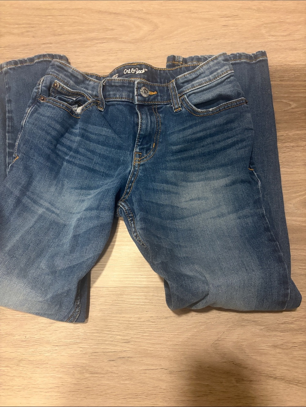 Cat & Jack Boys Blue Washed Jeans